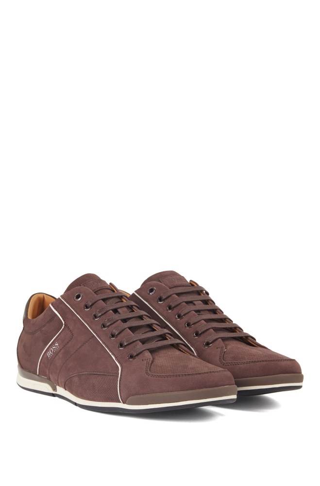 Hugo Boss Low-top trainers Mørke Brune | qHNL2gjE