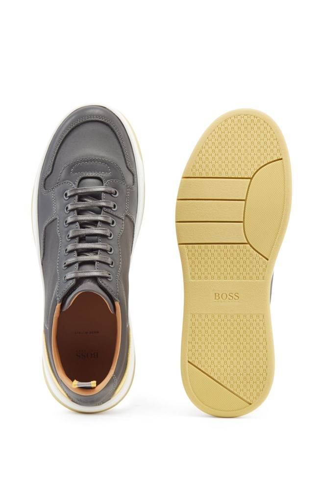 Hugo Boss Low-top trainers Mørke Grå | C2zxlAFy