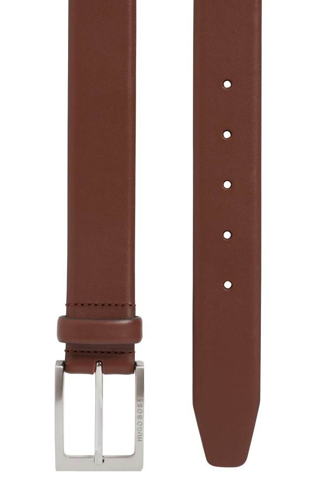 Hugo Boss Lær belt Brune | 4E0BV8fE