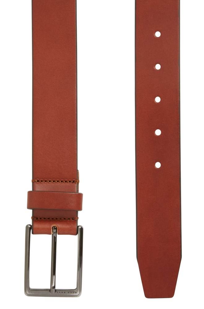 Hugo Boss Lær belt Brune | 7YJJv4FE