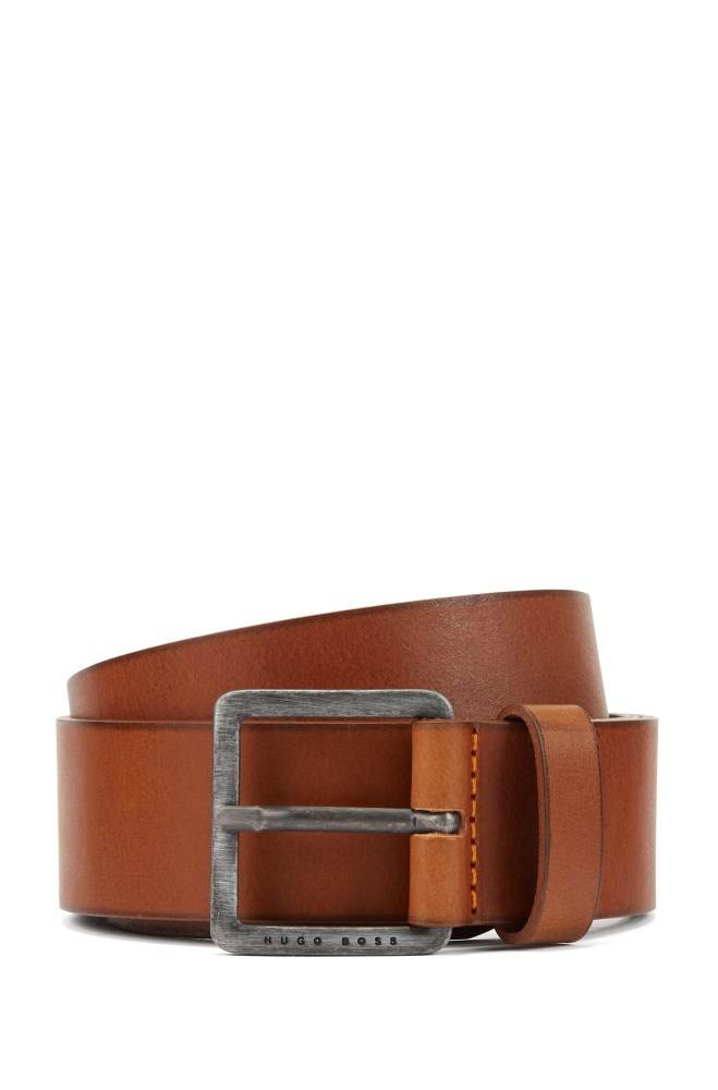 Hugo Boss Lær belt Brune | NryvVFSg