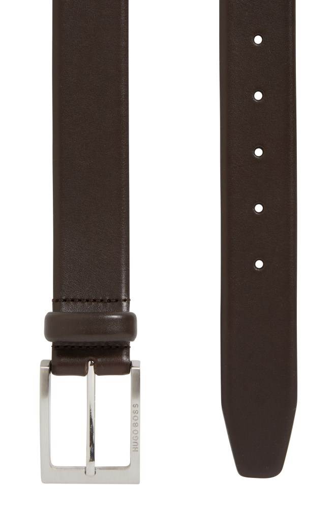 Hugo Boss Lær belt Mørke Brune | 654JN4W7