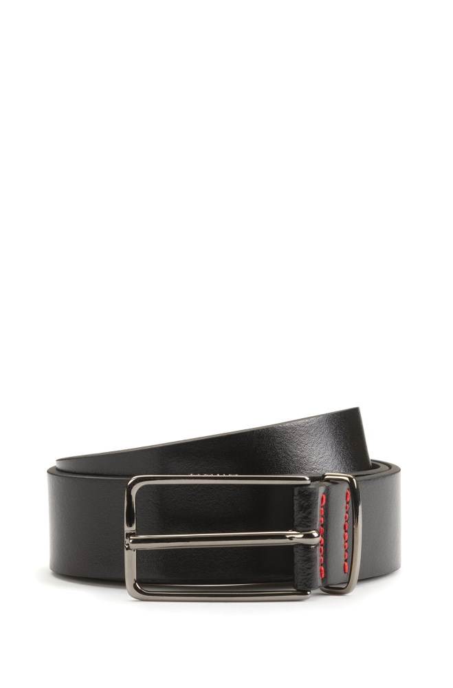 Hugo Boss Lær belt Svarte | VQ2yuAI2