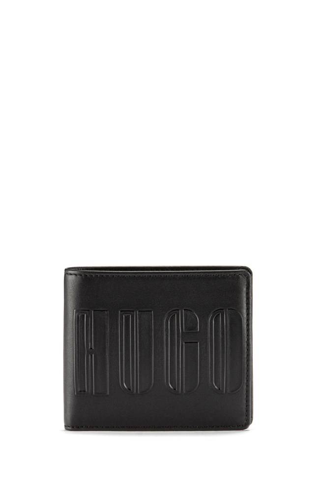 Hugo Boss Lær billfold wallet Svarte | l4ax1Baf