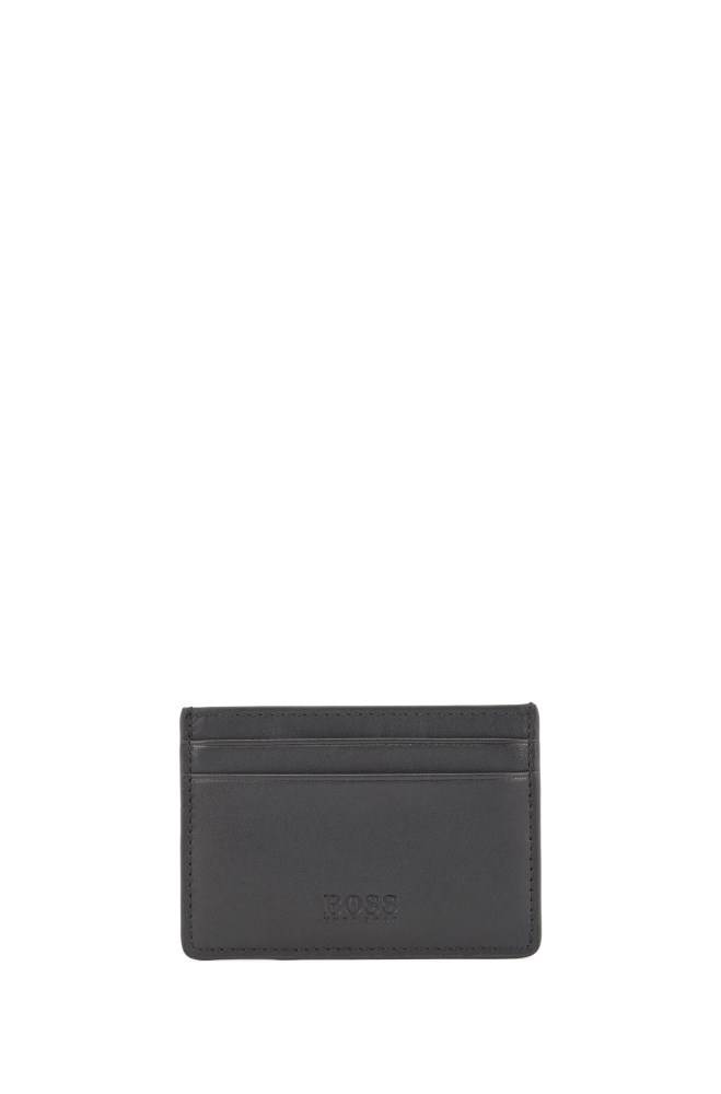 Hugo Boss Lær card case Svarte | WkloiZRV