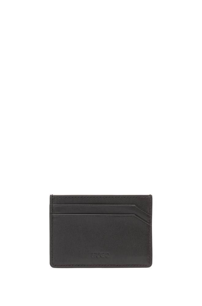 Hugo Boss Lær card holder Svarte | d5T6GZ0y