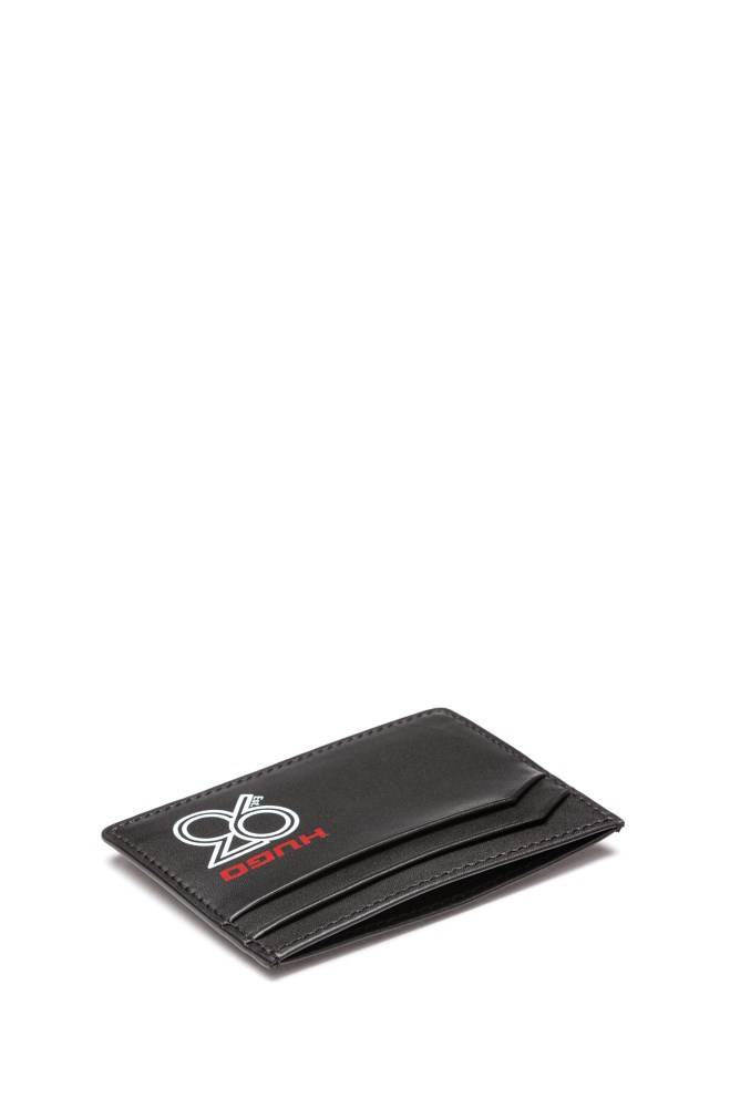 Hugo Boss Lær card holder Svarte | d5T6GZ0y