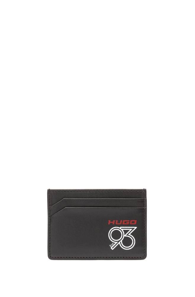 Hugo Boss Lær card holder Svarte | d5T6GZ0y