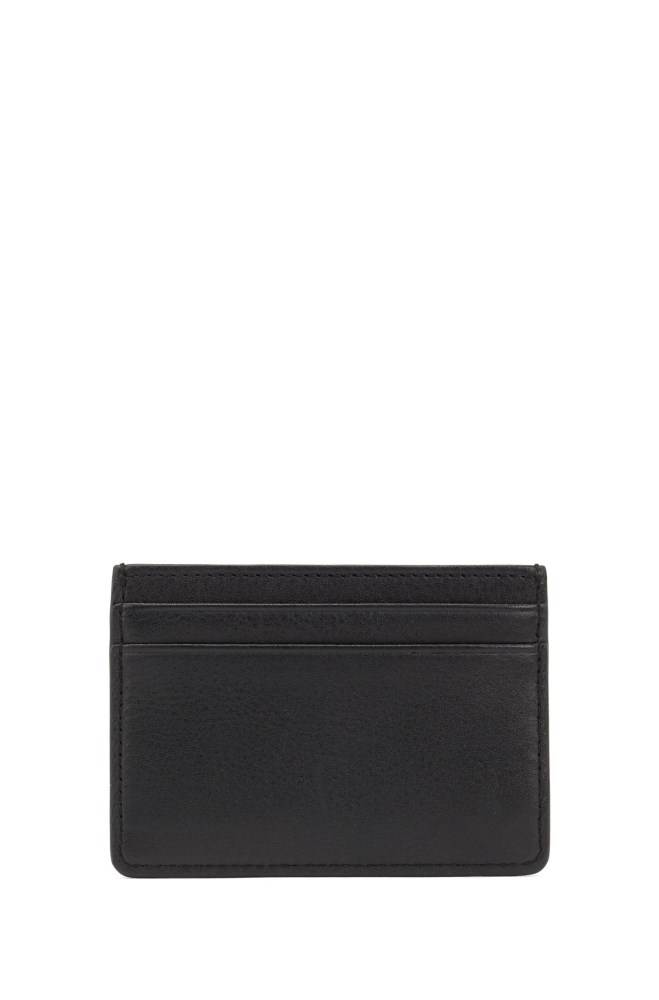 Hugo Boss Lær card holder and money clip gift set Svarte | rtYjpmya