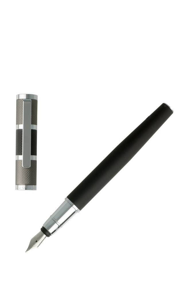 Hugo Boss Matt-black lacquer fountain pen Svarte | yIn7j2sb