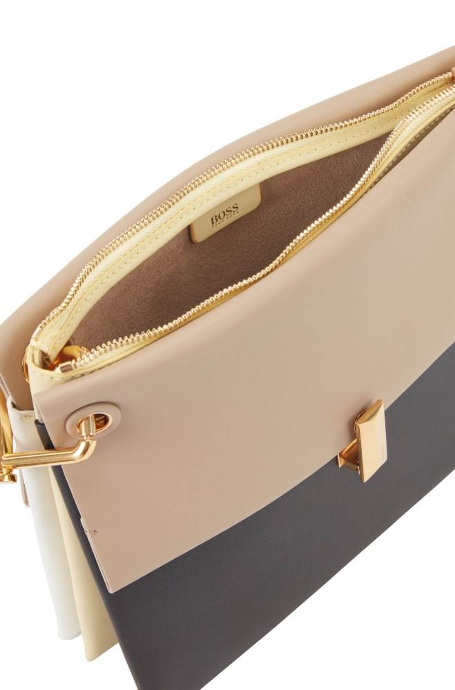 Hugo Boss Medium Kristin shoulder bag Beige | JrJBFye7