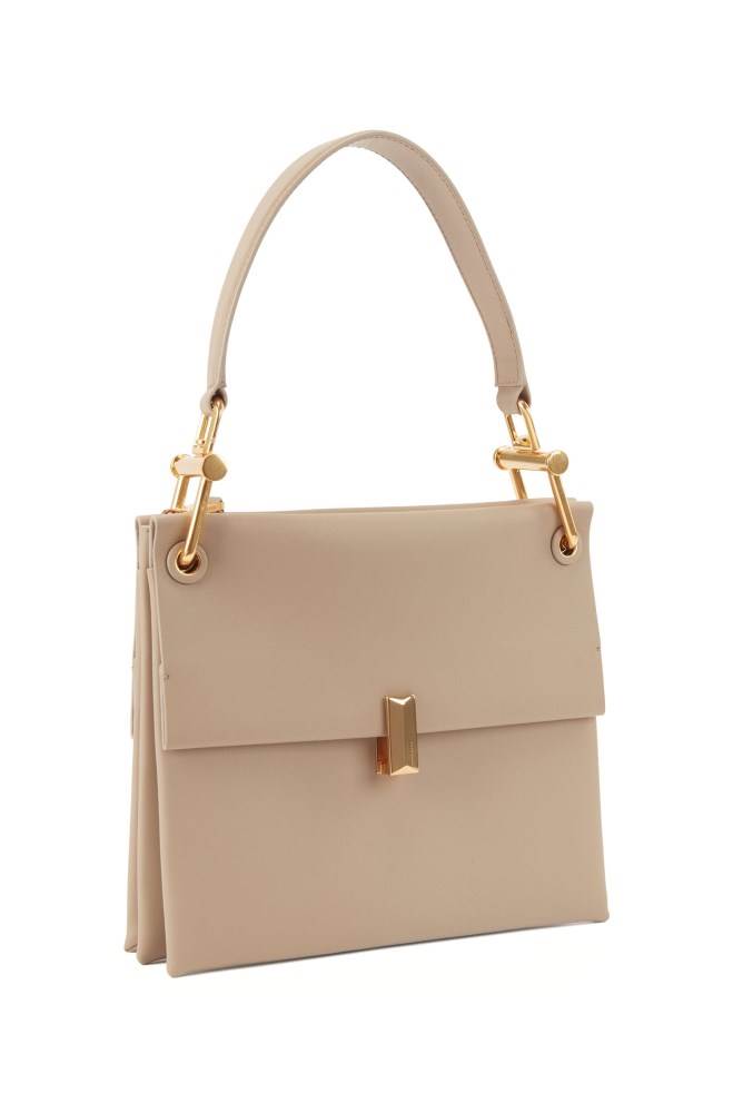 Hugo Boss Medium Kristin shoulder bag Beige | fi6LdtFN