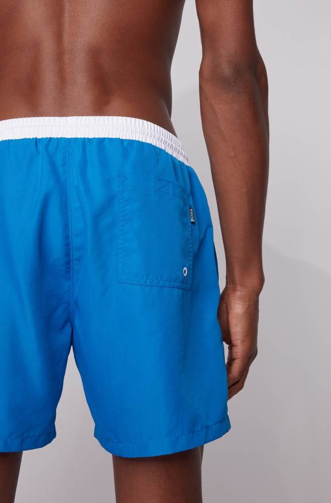 Hugo Boss Medium-length swim shorts Blå | 67uqZFBT