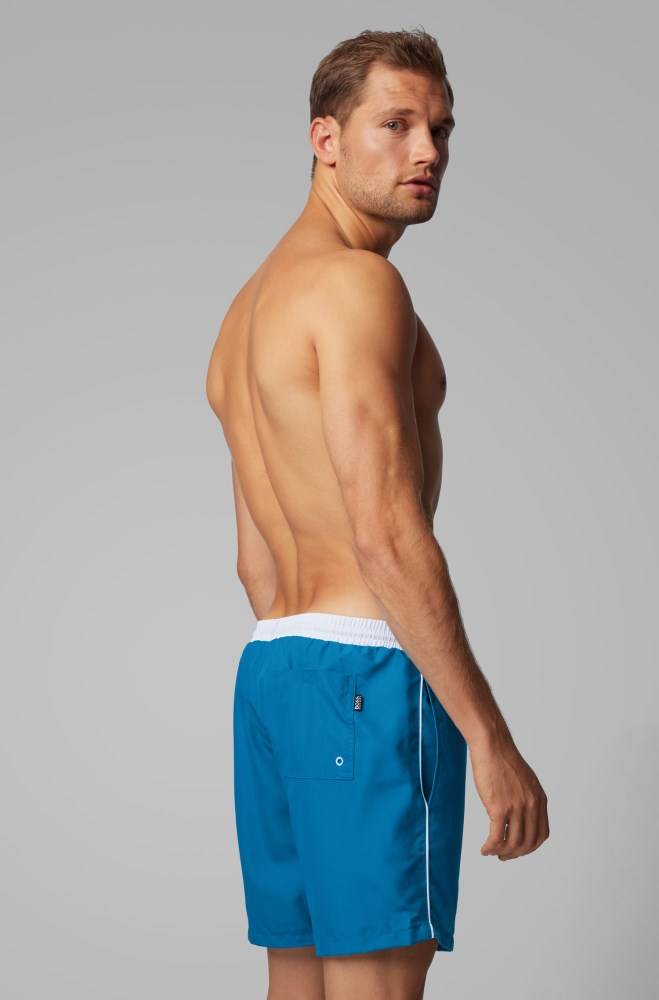 Hugo Boss Medium-length swim shorts Blå | ZCDV2DDf