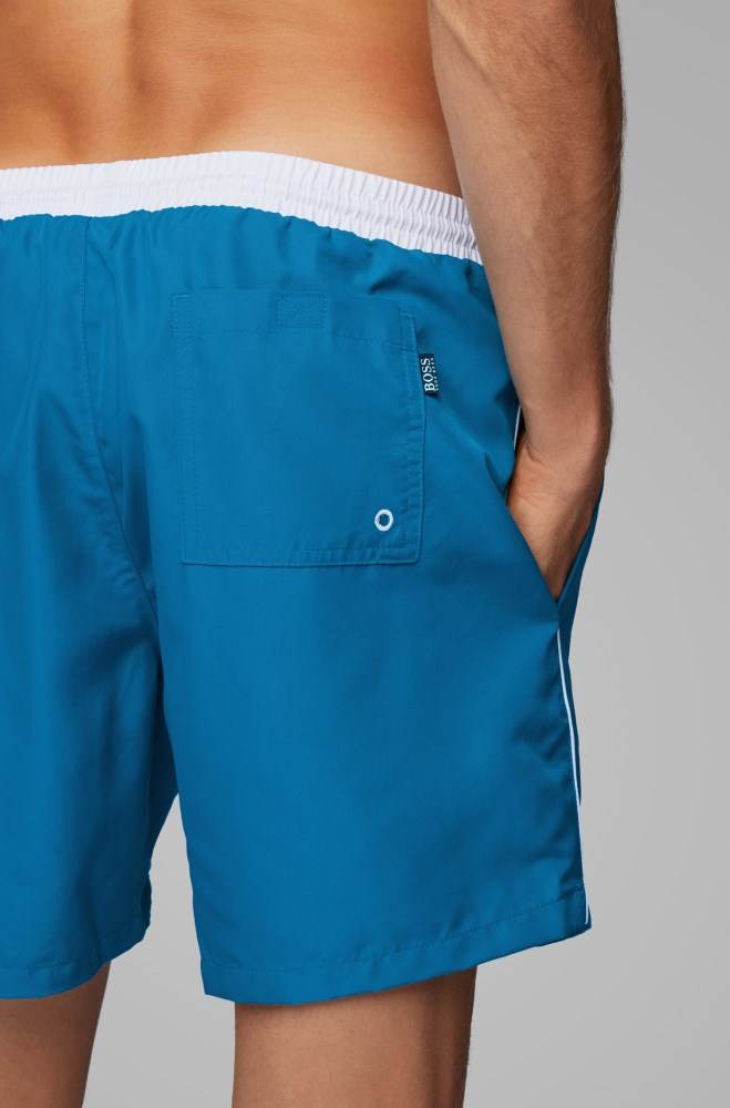 Hugo Boss Medium-length swim shorts Blå | ZCDV2DDf