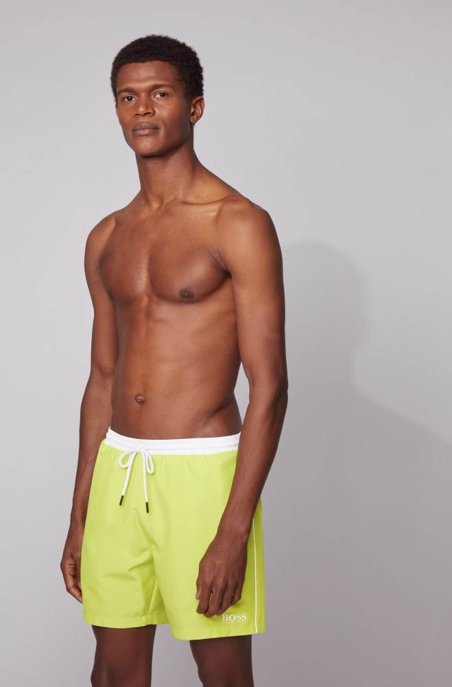 Hugo Boss Medium-length swim shorts Gul | twoWnAkU