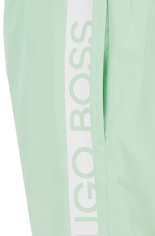 Hugo Boss Medium-length swim shorts Lyse Grønn | mwgiRDUF