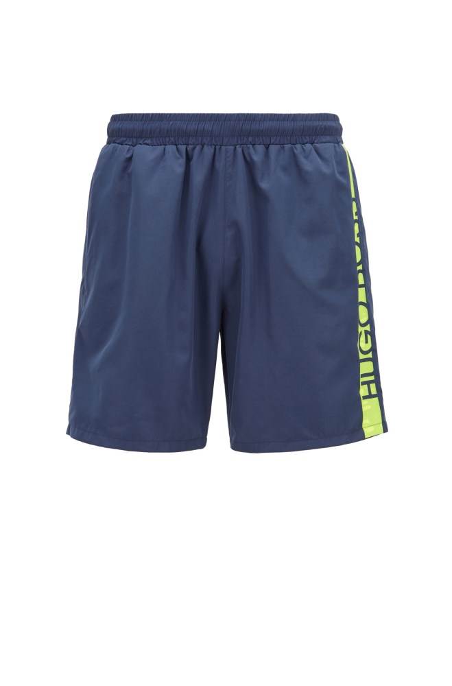 Hugo Boss Medium-length swim shorts Mørke Blå | 6OlWaKC6