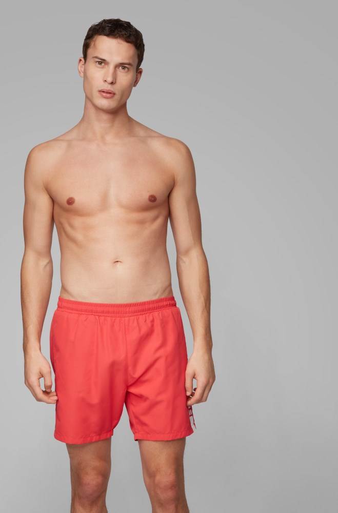 Hugo Boss Medium-length swim shorts Rød | Acz6WblF