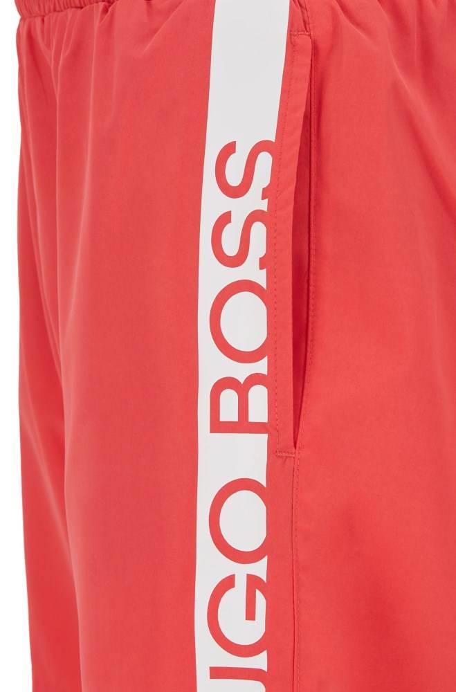 Hugo Boss Medium-length swim shorts Rød | Acz6WblF