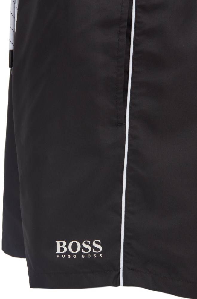 Hugo Boss Medium-length swim shorts Svarte | zxk2fqHm