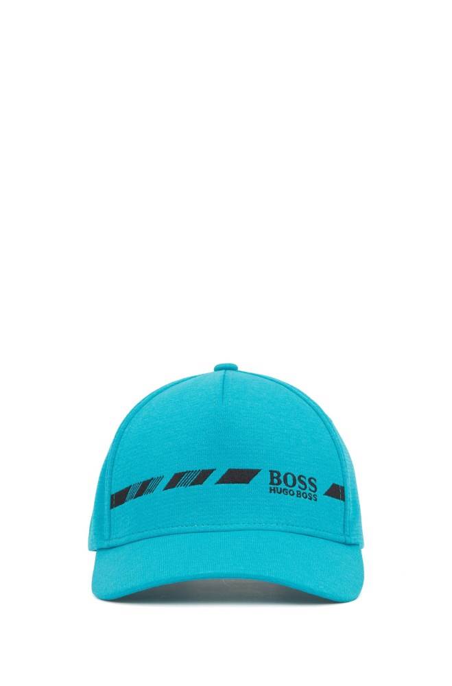 Hugo Boss Melange logo cap Blå | 5zlf4Hqy