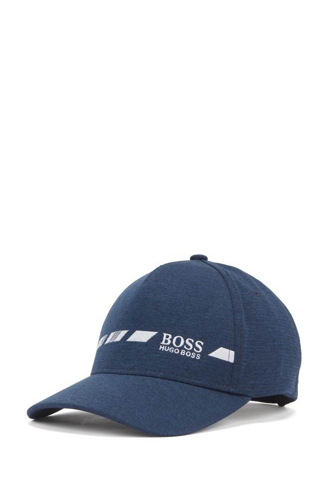 Hugo Boss Melange logo cap Mørke Blå | PoZ2Hwj7