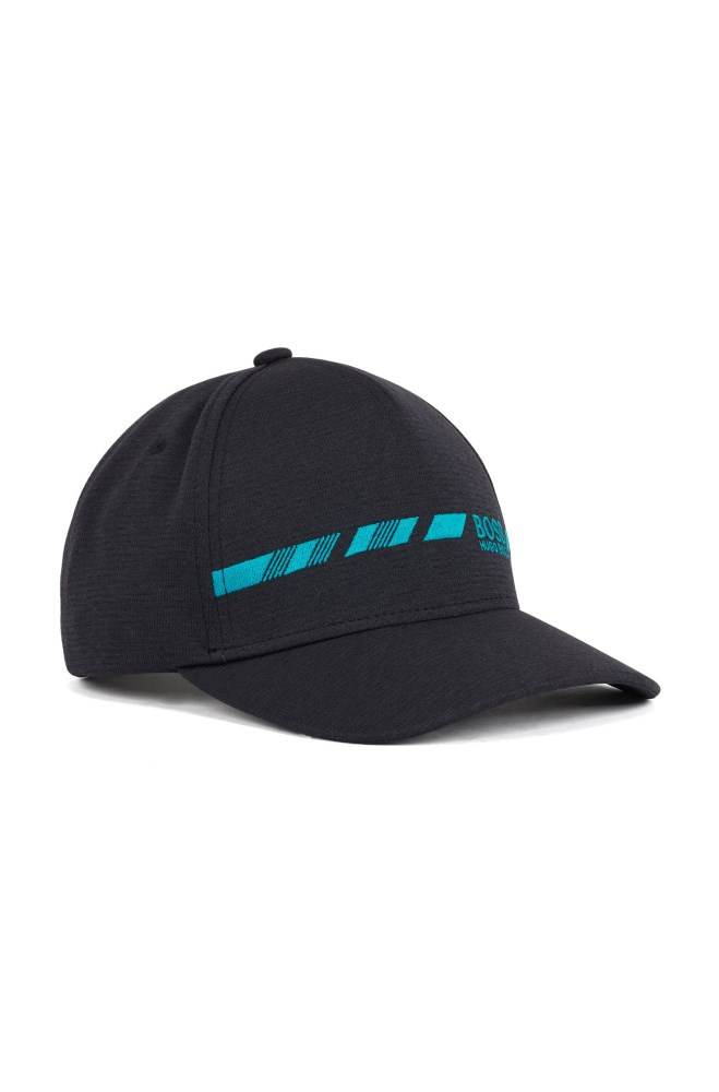 Hugo Boss Melange logo cap Svarte | UarfOPnz