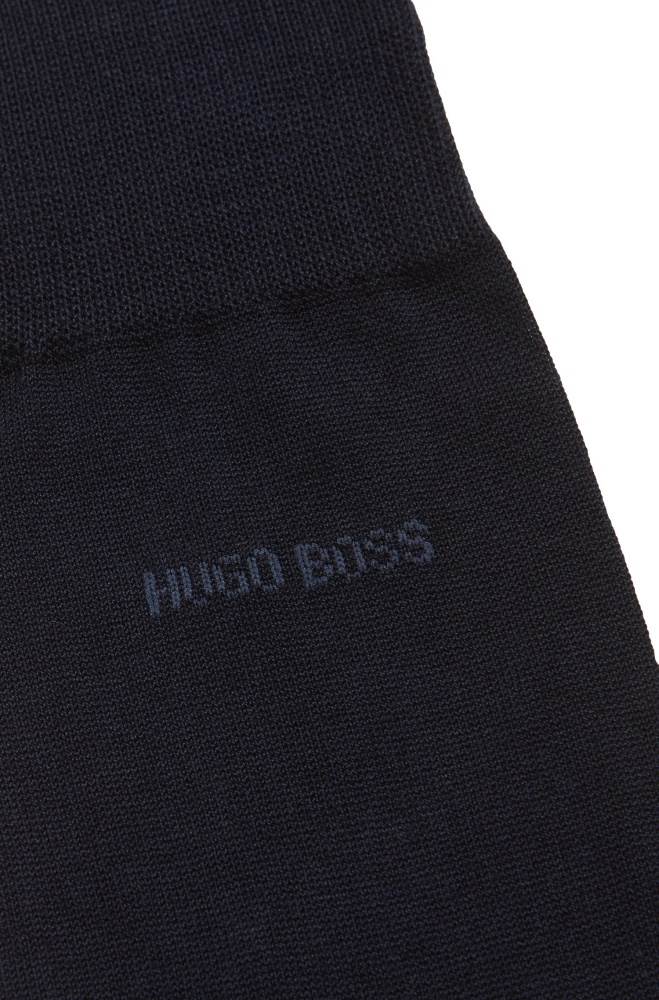 Hugo Boss Mercerised Egyptian cotton socks Mørke Blå | 1W2EIZK0