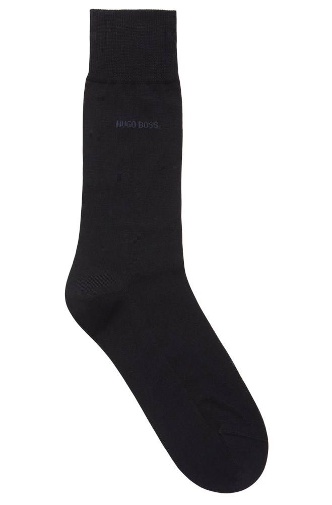 Hugo Boss Mercerised Egyptian cotton socks Mørke Blå | 1W2EIZK0