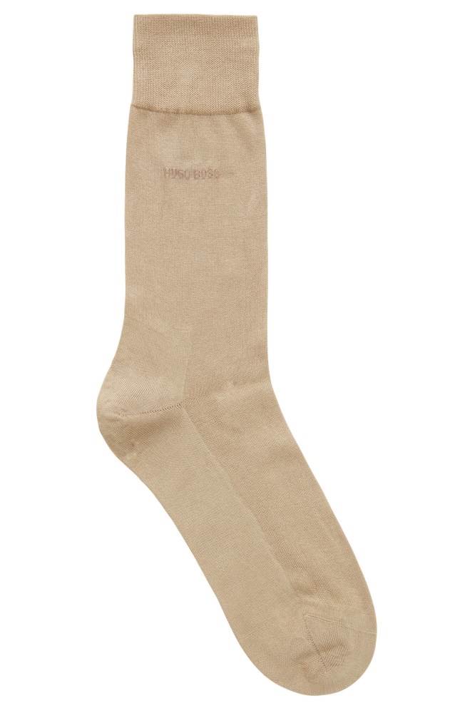 Hugo Boss Mercerised Egyptian cotton socks Beige | YECAN3X5