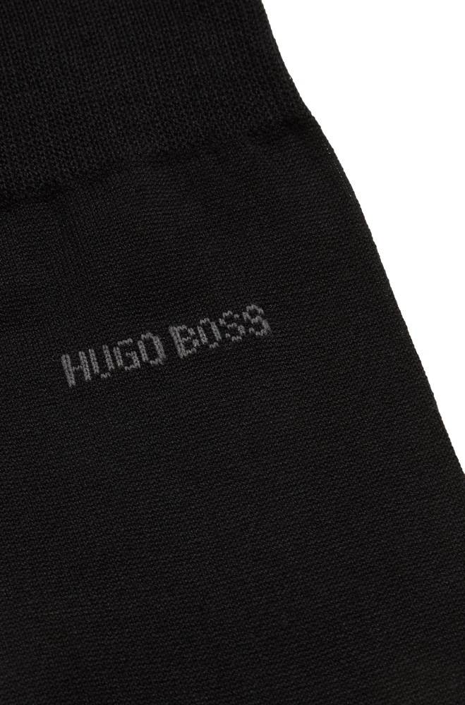 Hugo Boss Mercerised Egyptian cotton socks Svarte | x8G9YInd