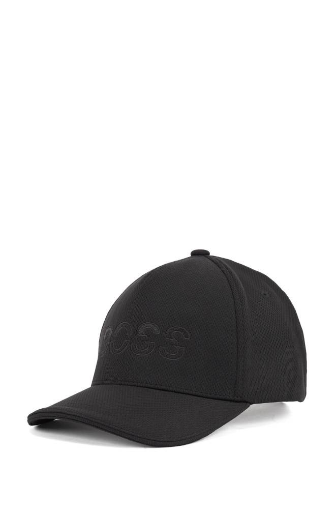 Hugo Boss Micro-mesh cap Svarte | Ym9mtcK1