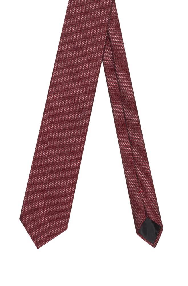 Hugo Boss Micro-pattern jacquard tie Patterned | QfcigHK8