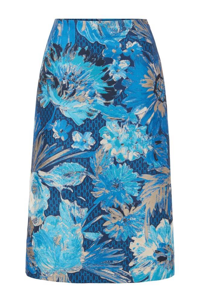 Hugo Boss Midi-length A-line skirt Patterned | nEhSPEux