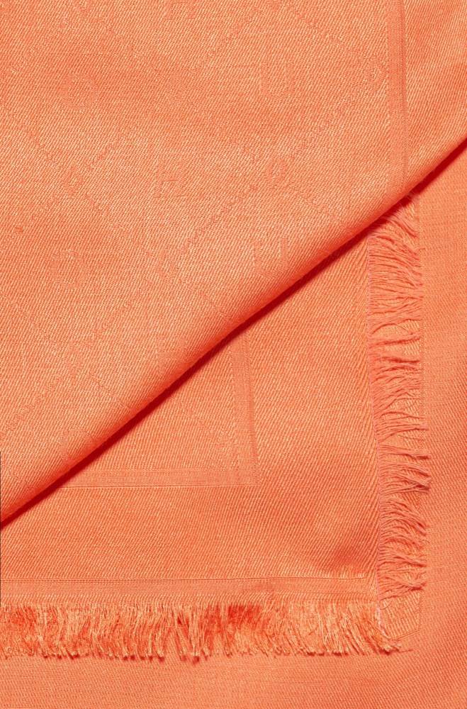 Hugo Boss Modal-blend scarf Oransje | Gs31P4Wi