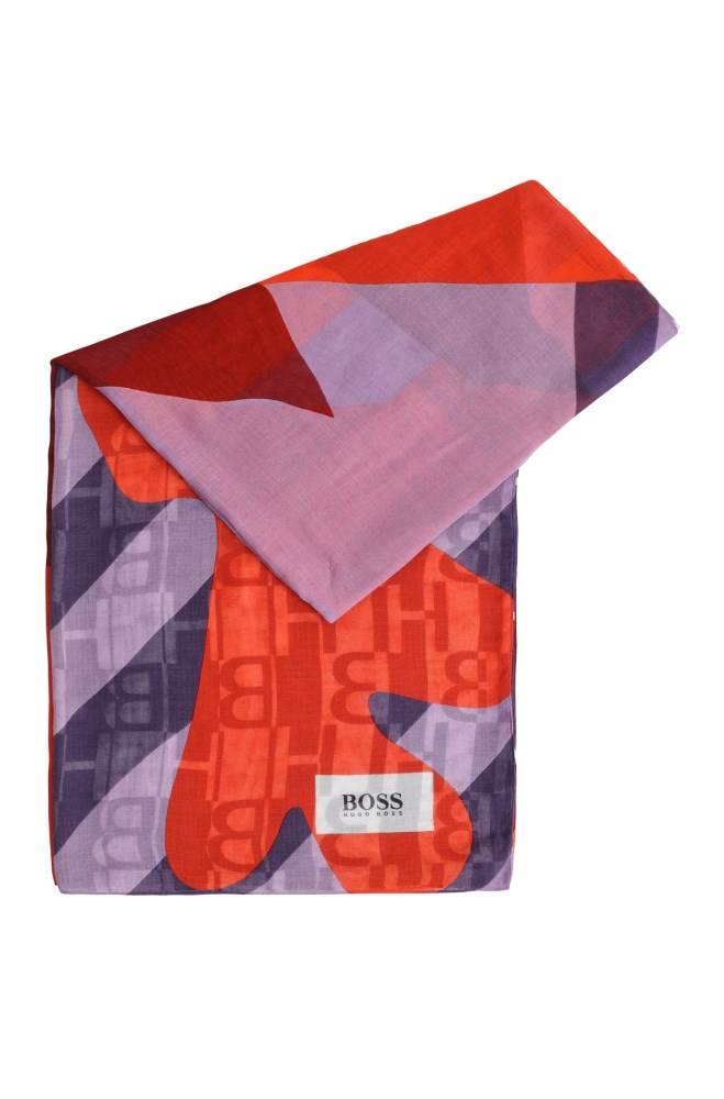 Hugo Boss Modal scarf Lyse Lilla | 0eaZScym