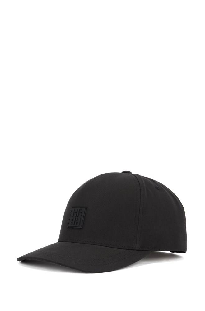 Hugo Boss Monogram-print cap Svarte | b9VsAhFw