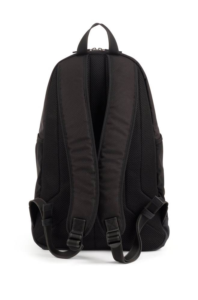 Hugo Boss Multi-pocket backpack Svarte | ekZF6A3e