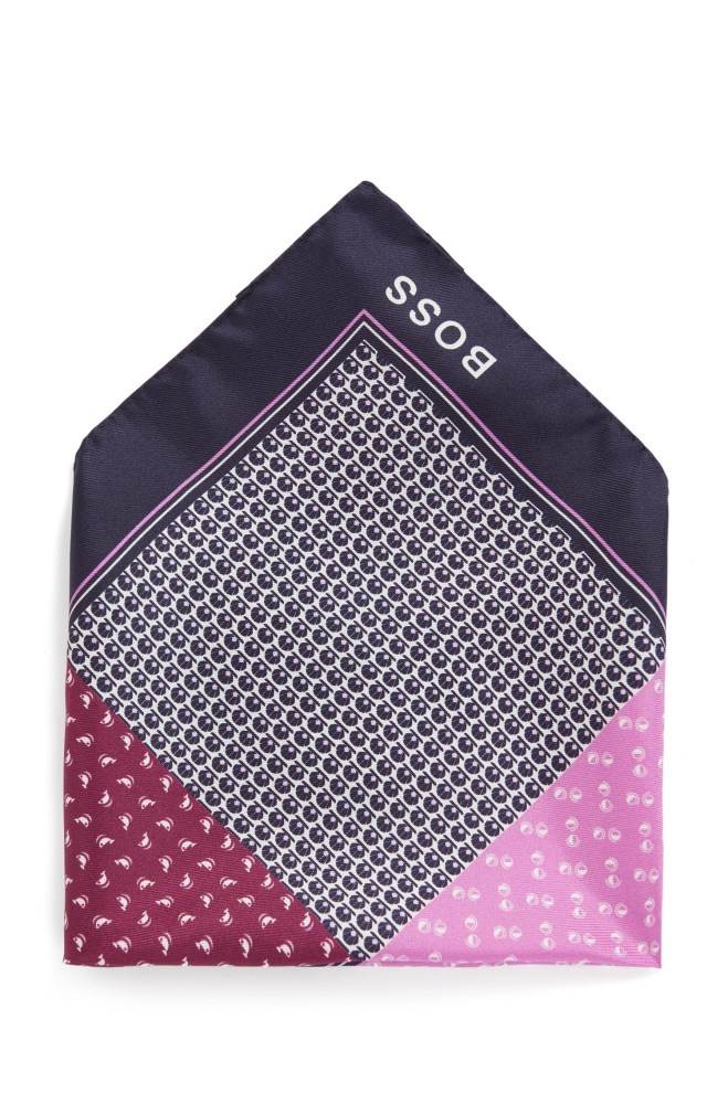 Hugo Boss Multi-printed pocket square Lilla | Hshw0zQe