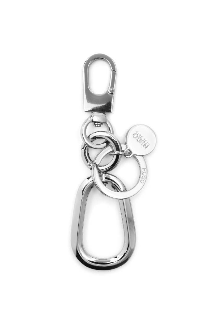 Hugo Boss Multiple-hoop key ring Sølv | zhUHVuhL