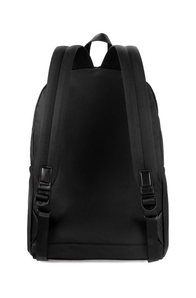 Hugo Boss Nylon gabardine backpack Svarte | P19GqZtS