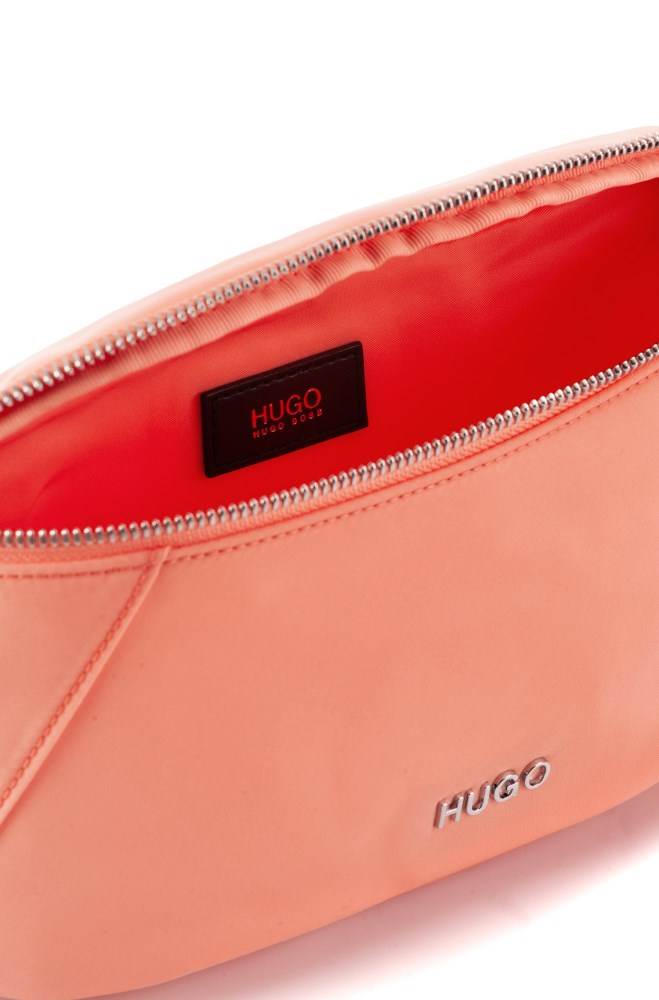 Hugo Boss Nylon-gabardine belt bag Lyse Rosa | rRpbkUtn