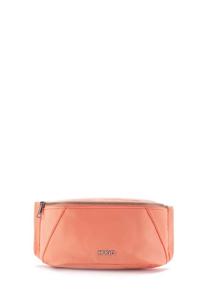 Hugo Boss Nylon-gabardine belt bag Lyse Rosa | rRpbkUtn