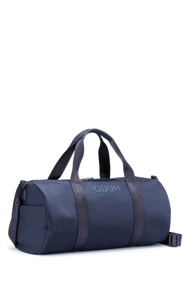 Hugo Boss Nylon gabardine holdall Mørke Blå | cYO04s3Z