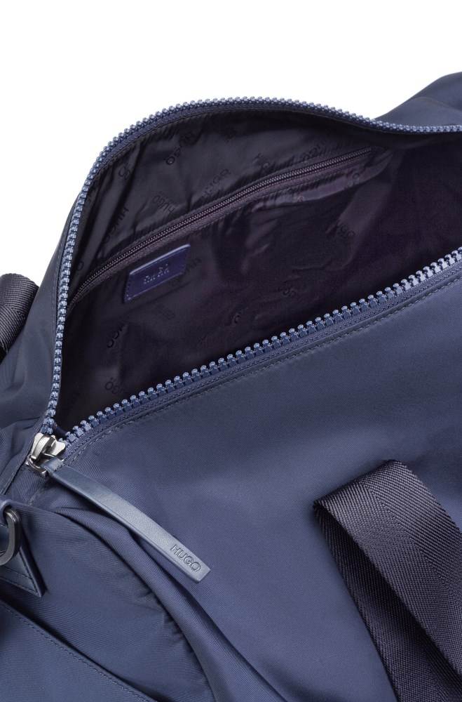 Hugo Boss Nylon gabardine holdall Mørke Blå | cYO04s3Z