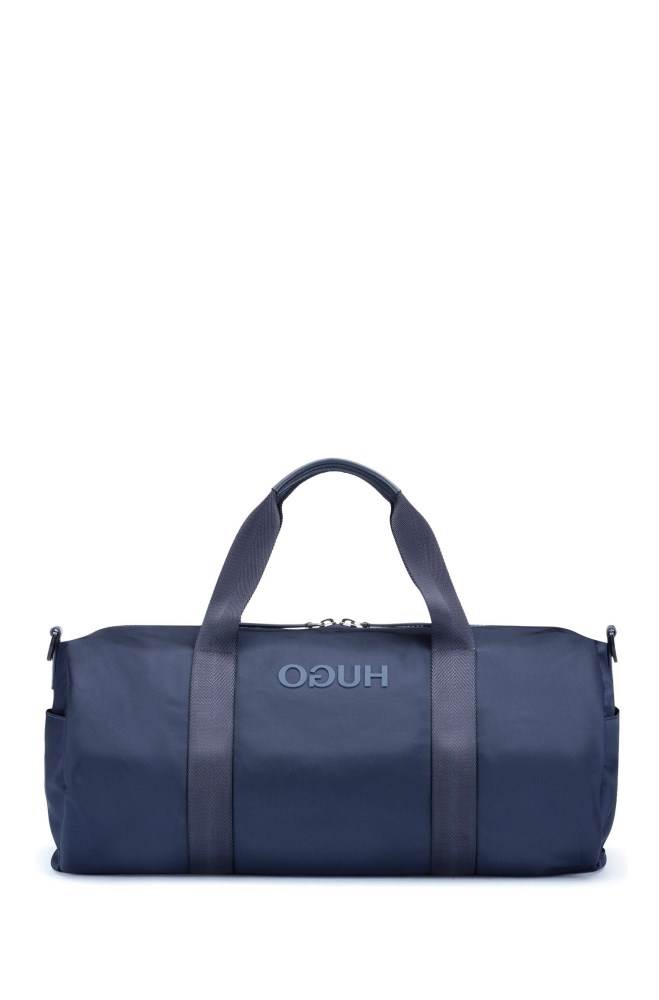 Hugo Boss Nylon gabardine holdall Mørke Blå | cYO04s3Z