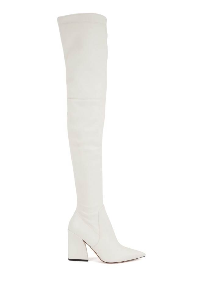 Hugo Boss Over-the-knee boots Hvite | B5HqVNdw