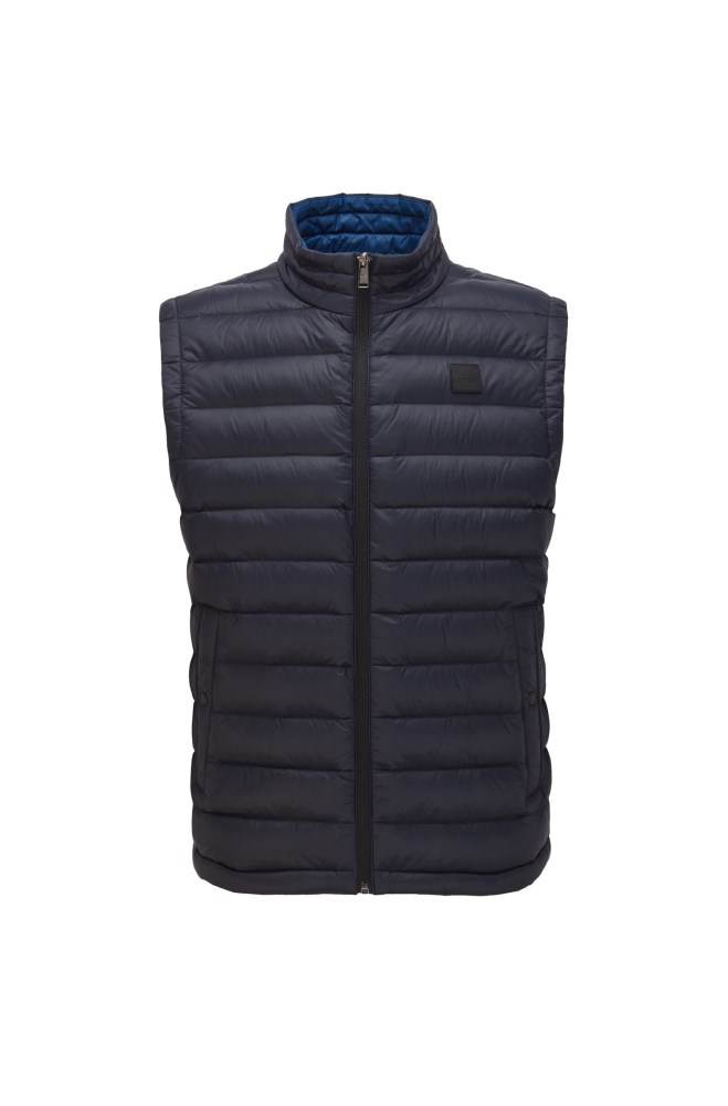 Hugo Boss Packable down gilet Mørke Blå | DvVOToWP