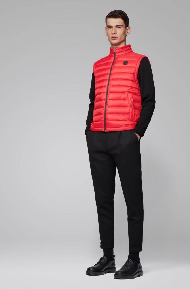 Hugo Boss Packable down gilet Rød | S9sNSppl